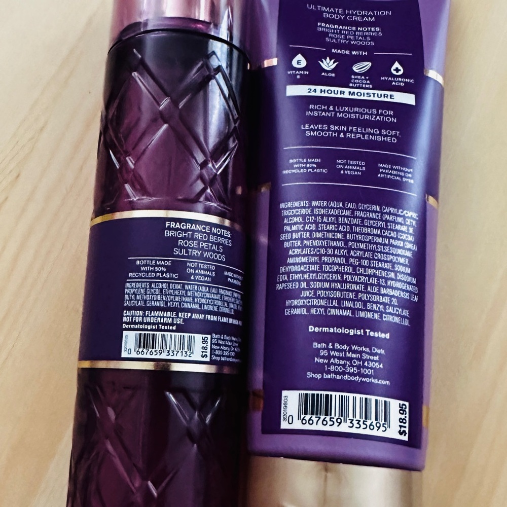 Bath & Body Works Madame Mystique Fragrance Mist and Body Cream - Purple - Picture 3 of 3